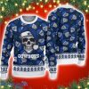 Dallas Cowboys Christmas Skull Sport Ugly Christmas Sweater 3D