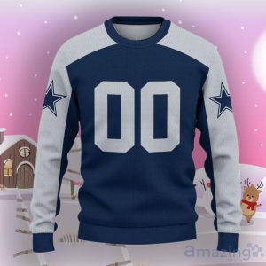 Dallas Cowboys Ugly Sweater Custom Name And Number Hot Design For Christmas Gift Product Photo 2