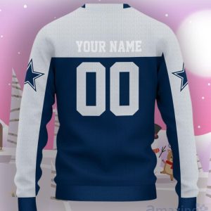 Dallas Cowboys Ugly Sweater Custom Name And Number Hot Design For Christmas Gift Product Photo 3