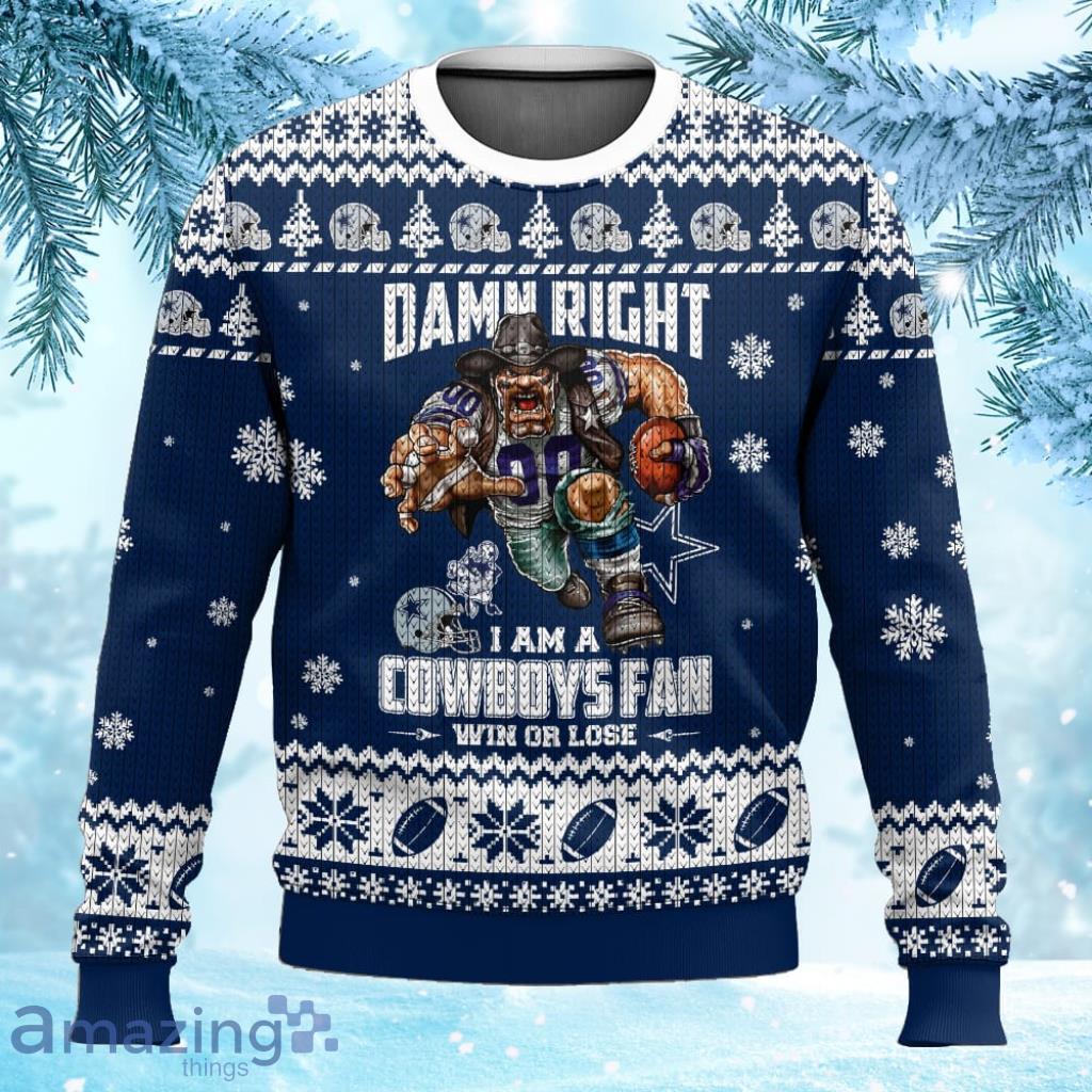 Dallas Cowboys V2 Christmas Ugly Sweater Gift For Men And Women image Dallas Cowboys V2 Christmas Ugly Sweater Gift For Men And Women Product Photo 1