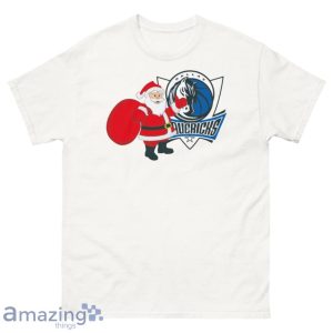 Dallas Mavericks Santa Claus Logo Christmas T Shirt Product Photo 2
