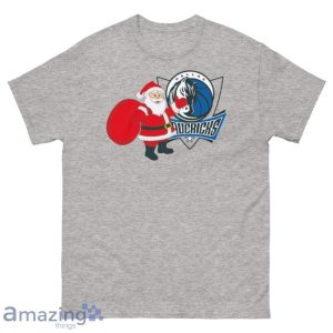 Dallas Mavericks Santa Claus Logo Christmas T Shirt Product Photo 3