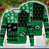 Dallas Stars All Over Printed 3D Christmas Sweater Ice Hockey NHL Fans Gift
