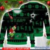 Dallas Stars Grinch Ugly Christmas Sweater Ice Hockey NHL Christmas Gift 3D Sweater Custom Name