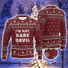 Daredevil I’m Not Daredevil 3D Ugly Christmas Sweater