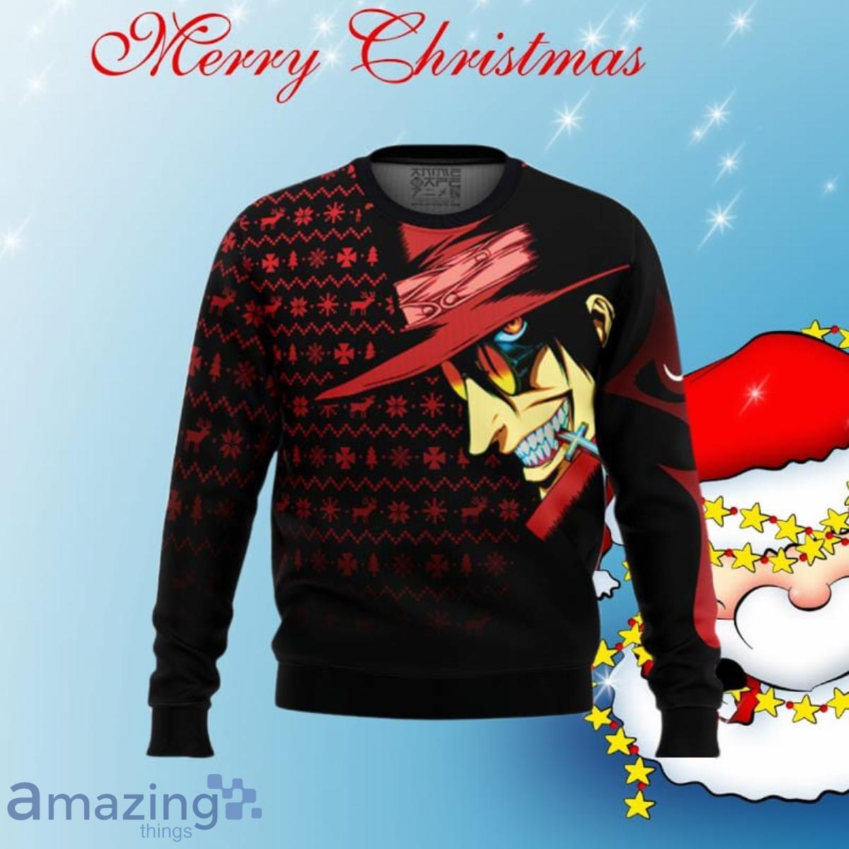 Alucard Hellsing Ugly Christmas Sweater