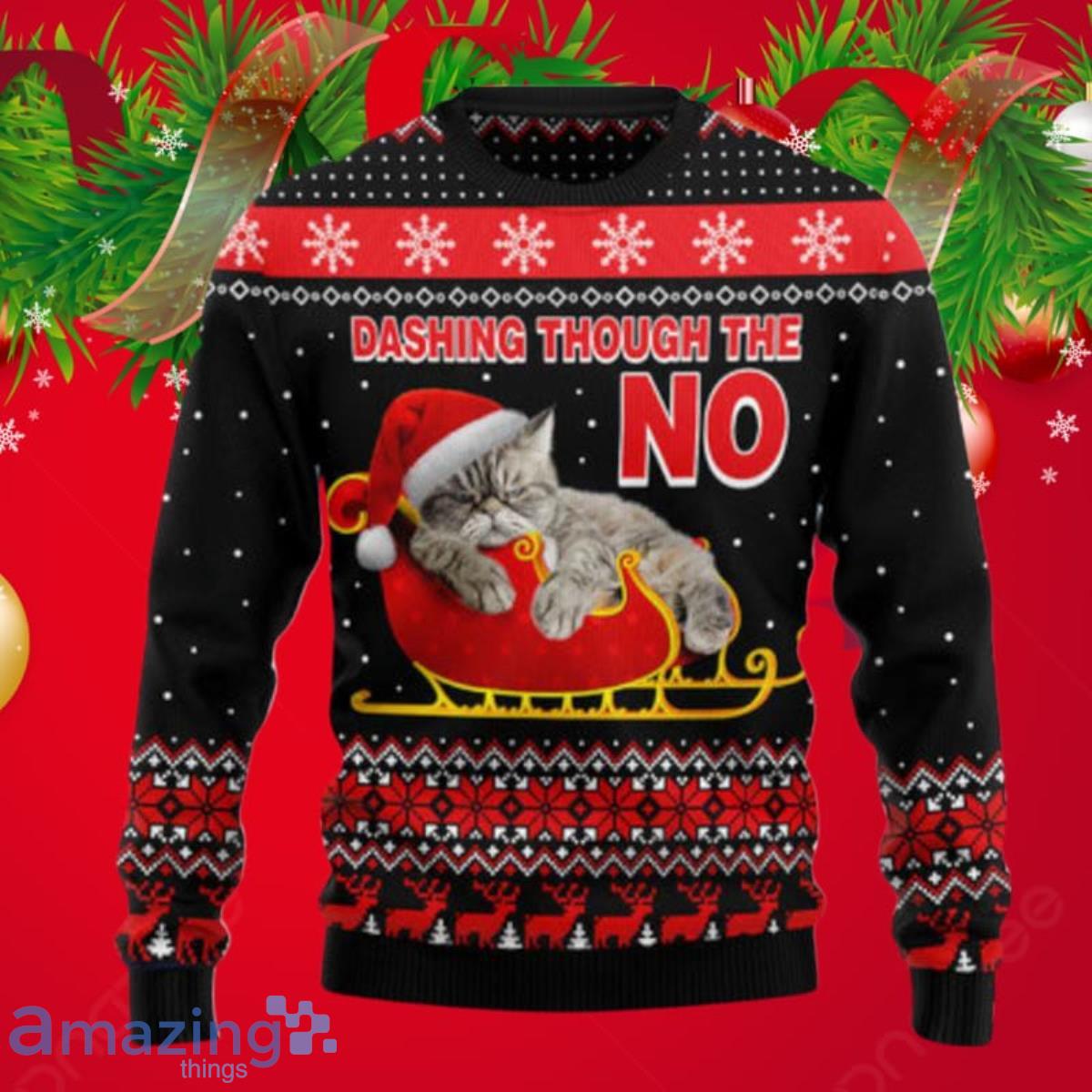 Dashing Through The No Ugly Christmas Sweaters Style Gift For Men And Women image Dashing Through The No Ugly Christmas Sweaters Style Gift For Men And Women Product Photo 1
