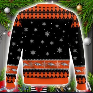 Denver Broncos Kissmyass 3D Ugly Christmas Sweater Sport Fans Christmas Gift Unisex Sweater image Denver Broncos Kissmyass 3D Ugly Christmas Sweater Sport Fans Christmas Gift Unisex Sweater Product Photo 2