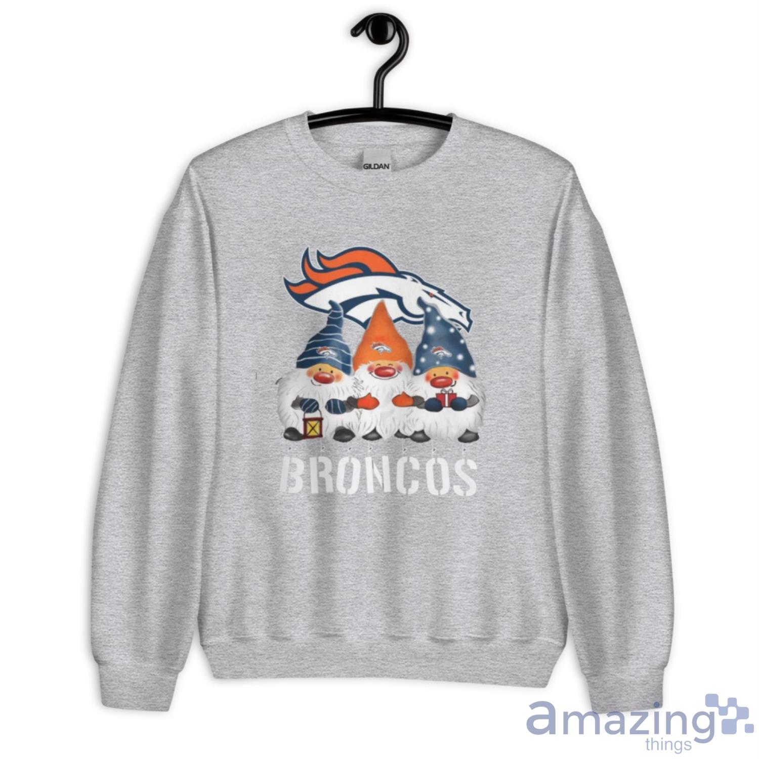 Denver Broncos Logo Gnomies Shirt Christmas Gift image Denver Broncos Logo Gnomies Shirt Christmas Gift - Unisex Heavy Blend Crewneck Sweatshirt