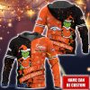 Denver Broncos NFL Fans Grinch Love All Over Printed 3D Hoodie Custom Name Christmas Gift