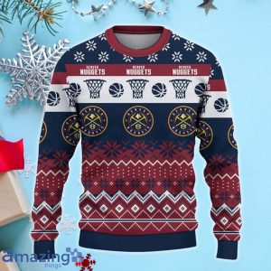 Denver Nuggets National Basketball Association Christmas Sweater Xmax Gifts Product Photo 2