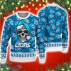 Detroit Lions Christmas Skull Limited Sport Ugly Christmas Sweater 3D