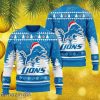 Detroit Lions Christmas Ugly Sweater 3D Gift For Chirstmas