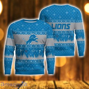 Detroit Lions Ugly Christmas Sweater Christmas Gift For Men And Women Holidays Product Photo 1