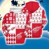 Detroit Red Wings 3D Hooodie Ugly Sweatshirt Christmas Pattern Ice Hockey NHL Fans