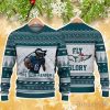 Devonta Smith Philadelphia Eagles The Slim Reaper Fly To Glory NFL Christmas Ugly Sweater