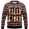Dirty Ugly Cockmas Print Casual 3D Ugly Christmas Sweater, Xmas Gift For Everyone