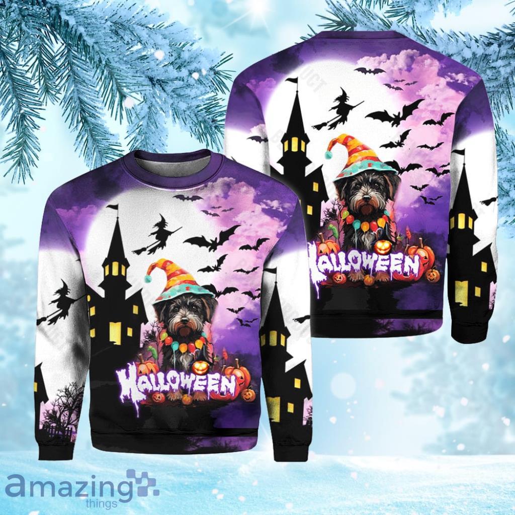 Dog And Pumpkin Halloween Crewneck Sweatshirt All Over Print Sweatshirt For Women Sweatshirt For Men image Dog And Pumpkin Halloween Crewneck Sweatshirt All Over Print Sweatshirt For Women Sweatshirt For Men Product Photo 1