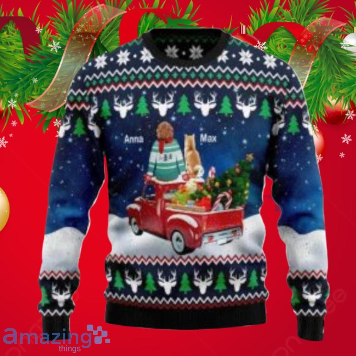 Dog Owner Merry Xmas Christmas Custom Christmas Dog Lovers Ugly Christmas Sweaters Style Gift image Dog Owner Merry Xmas Christmas Custom Christmas Dog Lovers Ugly Christmas Sweaters Style Gift Product Photo 1