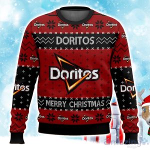 Doritos Snack Brand Ugly Christmas Sweater, Xmas Gift Ideas For Fans Product Photo 1