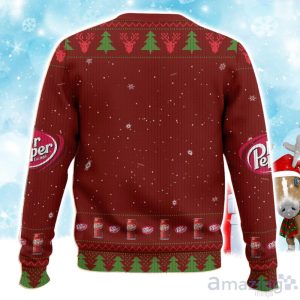 Dr Pepper Funny Christmas Ugly Christmas Sweater, Xmas Gift Ideas For Fans Product Photo 2
