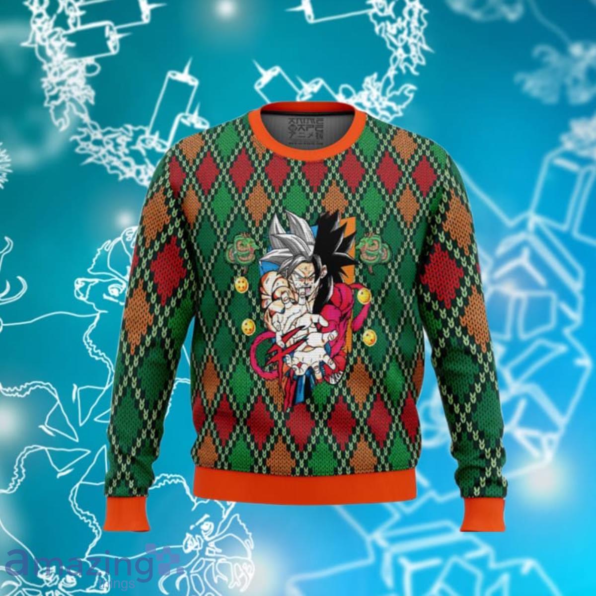 Dragon Ball Goku Ugly Christmas Sweaters Impressive Gift For Men And Women image Dragon Ball Goku Ugly Christmas Sweaters Impressive Gift For Men And Women Product Photo 1