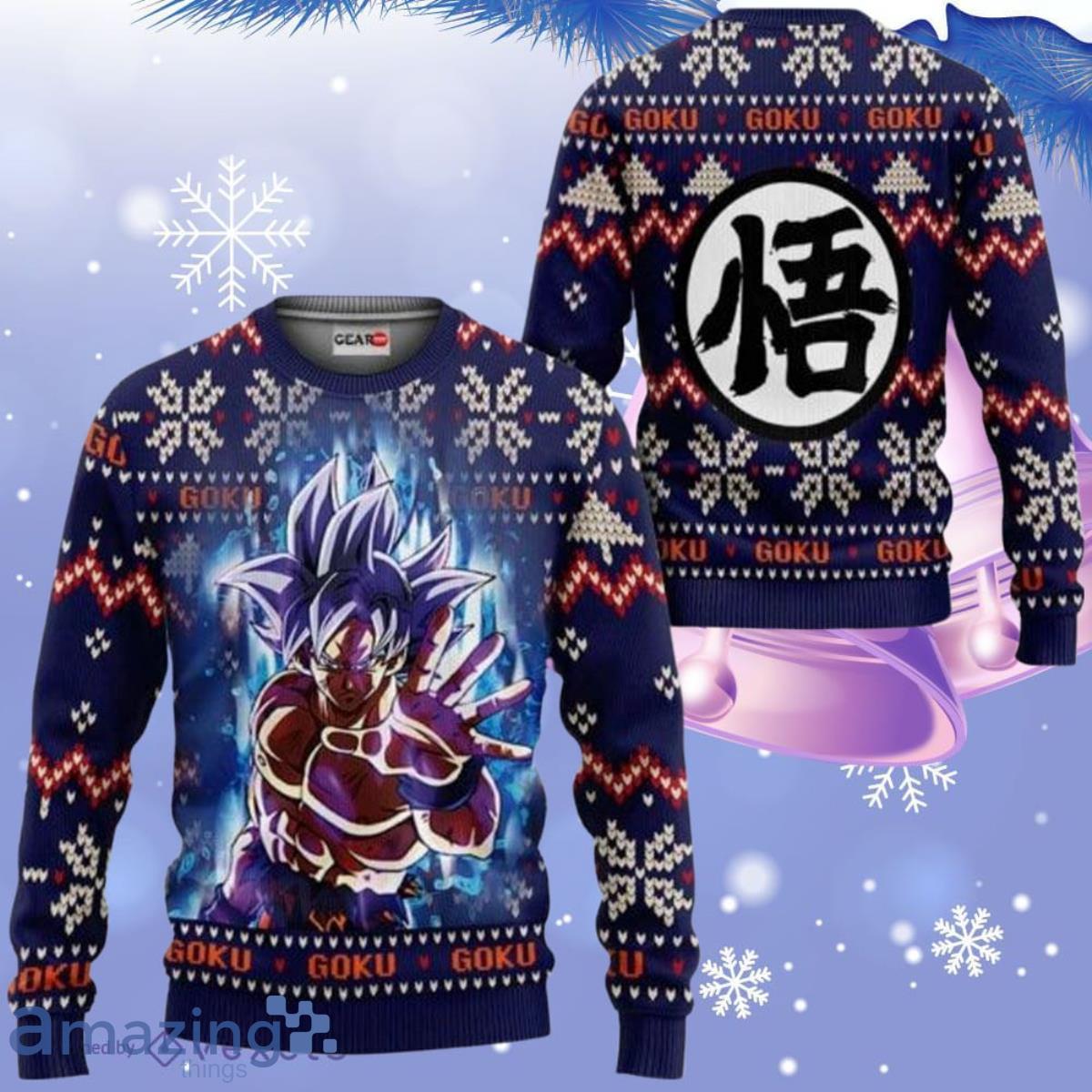 Dragon Ball Goku Ultra Instinct Ugly Christmas Sweaters Style Gift For Men And Women image Dragon Ball Goku Ultra Instinct Ugly Christmas Sweaters Style Gift For Men And Women Product Photo 1