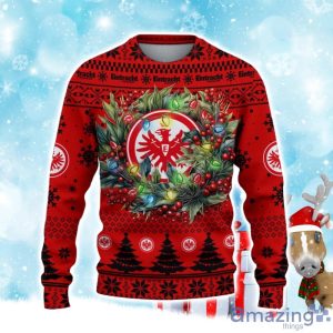 Eintracht Frankfurt Ugly Christmas Sweater Gift Ideas For Fans image Eintracht Frankfurt Ugly Christmas Sweater Gift Ideas For Fans Product Photo 2