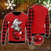 Elephant Cute Red Pattern 3D Ugly Christmas Sweater Gift For Family Christmas Gift