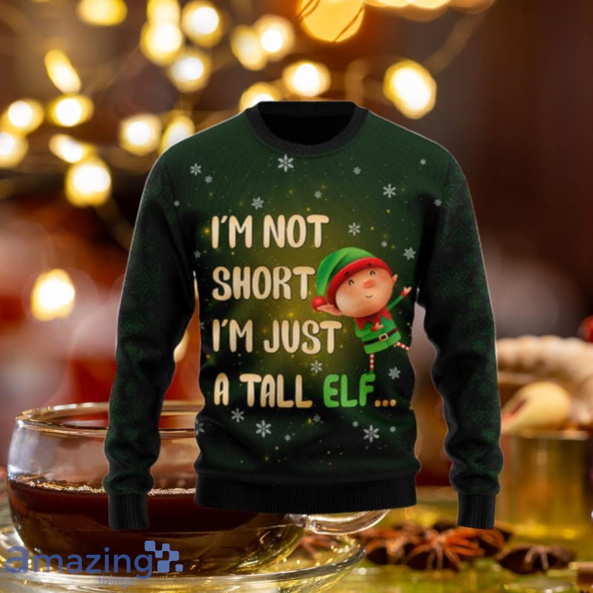 Womens elf sale christmas sweater