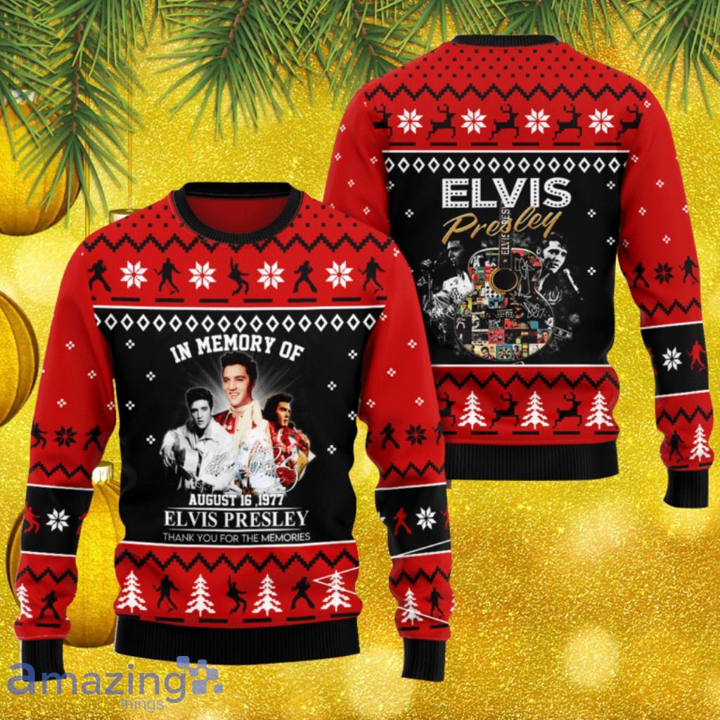 Elvi's Ugly Sweater Christmas V2 Gift Christmas For Men And Women image Elvi's Ugly Sweater Christmas V2 Gift Christmas For Men And Women