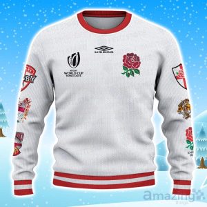 England Rugby World Cup 2023 Unisex Ugly Sweater Product Photo 2