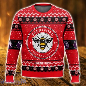 EPL Brentford Ugly Christmas Sweater Christmas Gift 3D printed Sweater Product Photo 1