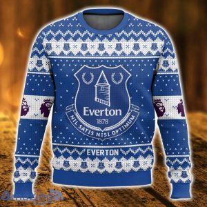 EPL Everton Ugly Christmas Sweater Christmas Gift 3D printed Sweater Product Photo 1