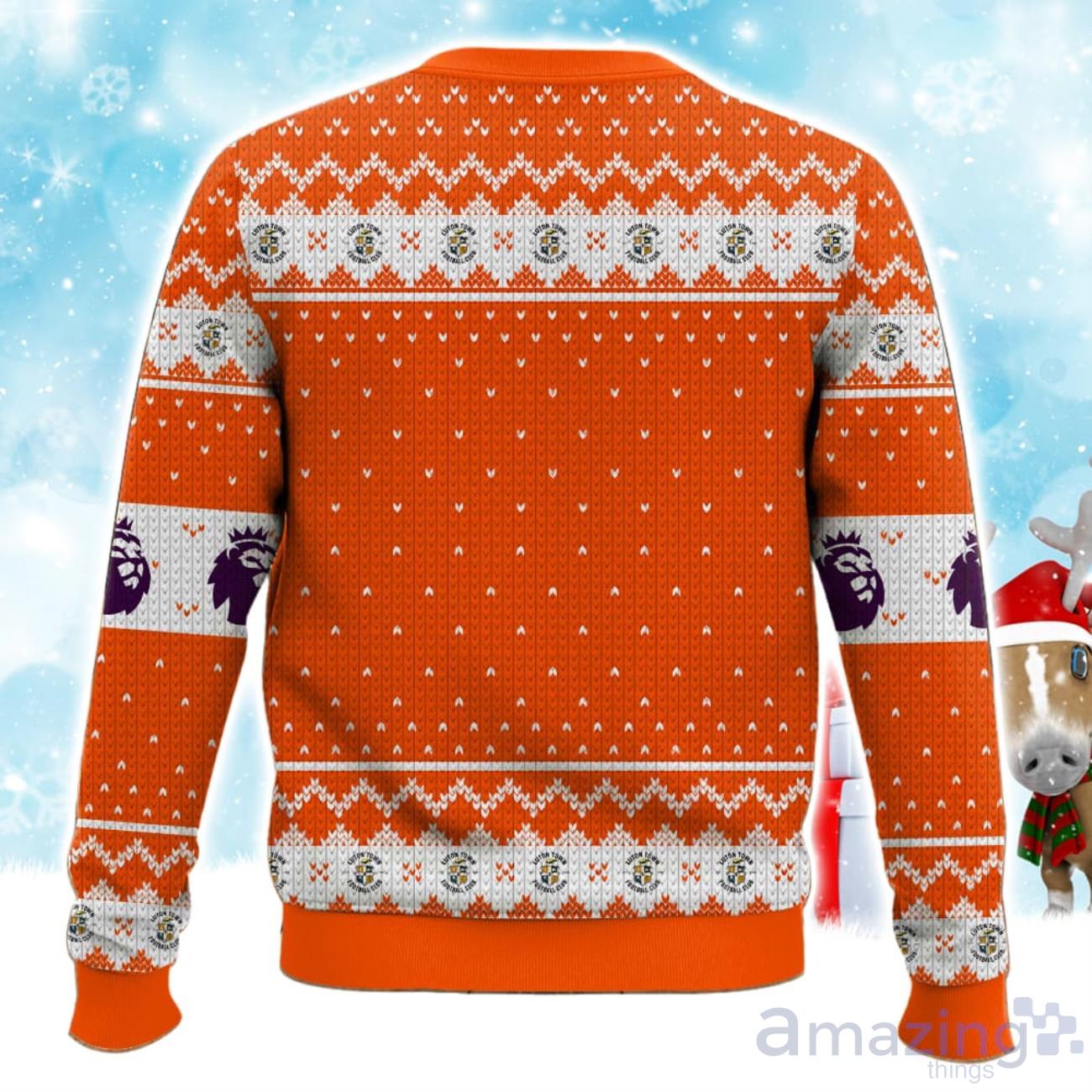 EPL Luton Town Christmas Sweater For Fans Xmas Gifts Ideas image EPL Luton Town Christmas Sweater For Fans Xmas Gifts Ideas Product Photo 2