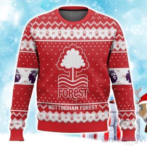 EPL Nottingham Forest Christmas Sweater For Fans Xmas Gifts Ideas Product Photo 1
