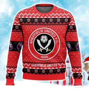 EPL Sheffield United Christmas Sweater For Fans Xmas Gifts Ideas Product Photo 1