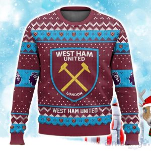 EPL West Ham United Christmas Sweater For Fans Xmas Gifts Ideas Product Photo 1