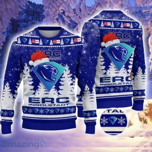 ERC Ingolstadt 3D Ugly Christmas Sweater Christmas Gift Product Photo 1