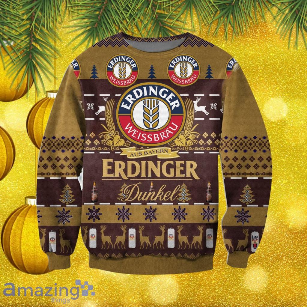 Erdinger Christmas Ugly Sweater Gift For Men And Women image Erdinger Christmas Ugly Sweater Gift For Men And Women Product Photo 1