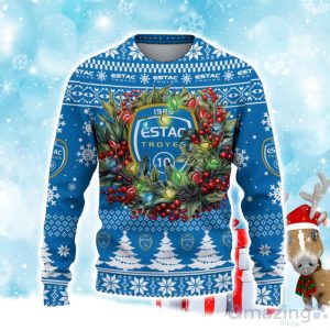 ESTAC Troyes Ugly Christmas Sweater Gift Ideas For Fans image ESTAC Troyes Ugly Christmas Sweater Gift Ideas For Fans Product Photo 2