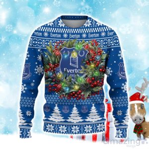Everton F.C Ugly Christmas Sweater Gift Ideas For Fans Product Photo 2