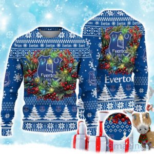 Everton F.C Ugly Christmas Sweater Gift Ideas For Fans Product Photo 1