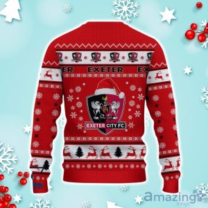 Exeter City Ugly Christmas Sweater Ideal Gift For Fans image Exeter City Ugly Christmas Sweater Ideal Gift For Fans Product Photo 3