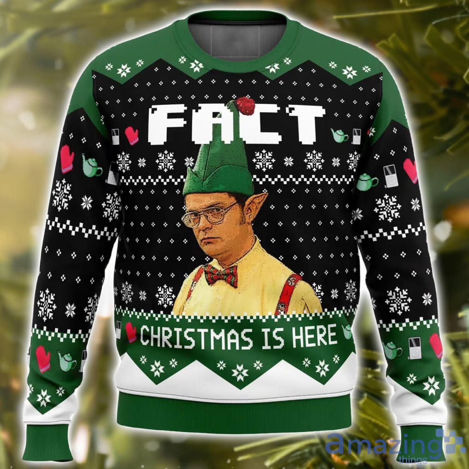 The office sales holiday sweaters