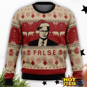 False The Office Ugly Christmas Sweater Christmas Holiday Gift For Men And Women image False The Office Ugly Christmas Sweater Christmas Holiday Gift For Men And Women Product Photo 2