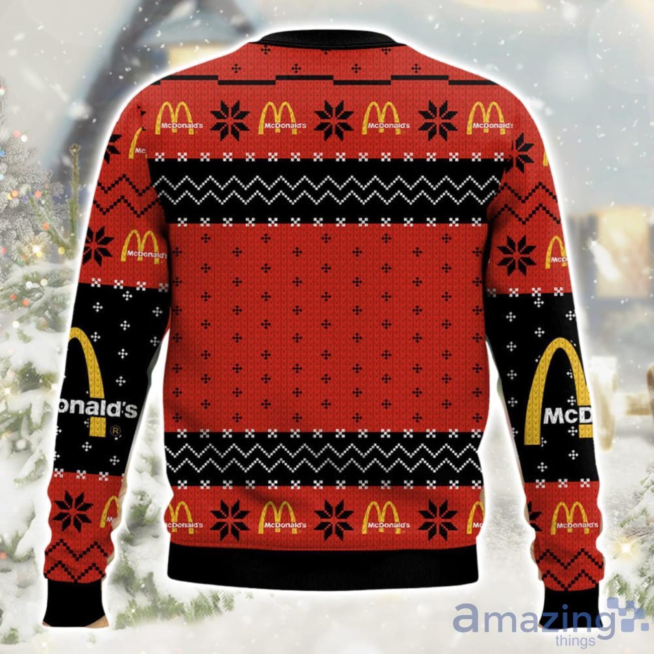 Fast Food McDonald’s Ugly Christmas Sweater image Fast Food McDonald’s Ugly Christmas Sweater Product Photo 2