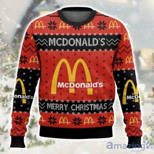 Fast Food McDonald’s Ugly Christmas Sweater Product Photo 1