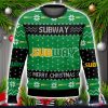 Fast Food Subway 3D Ugly Christmas Sweater Men And Women Christmas Gift