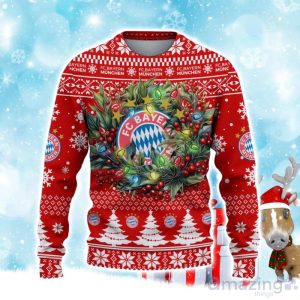 FC Bayern Munchen Ugly Christmas Sweater Gift Ideas For Fans image FC Bayern Munchen Ugly Christmas Sweater Gift Ideas For Fans Product Photo 2